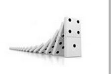 Logo para Efecto Dominó de Comunicación Logo para Efecto Dominó de Comunicación